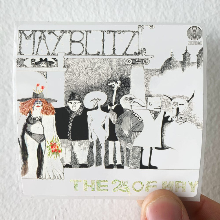 May Blitz 2Nd Of May Album Cover Sticker