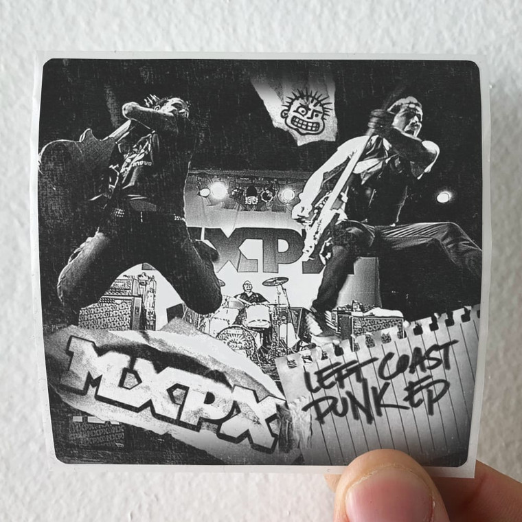 MxPx Left Coast Punk Ep Album Cover Sticker