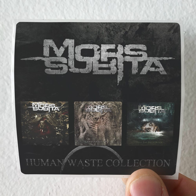 Mors Subita Human Waste Collection Album Cover Sticker