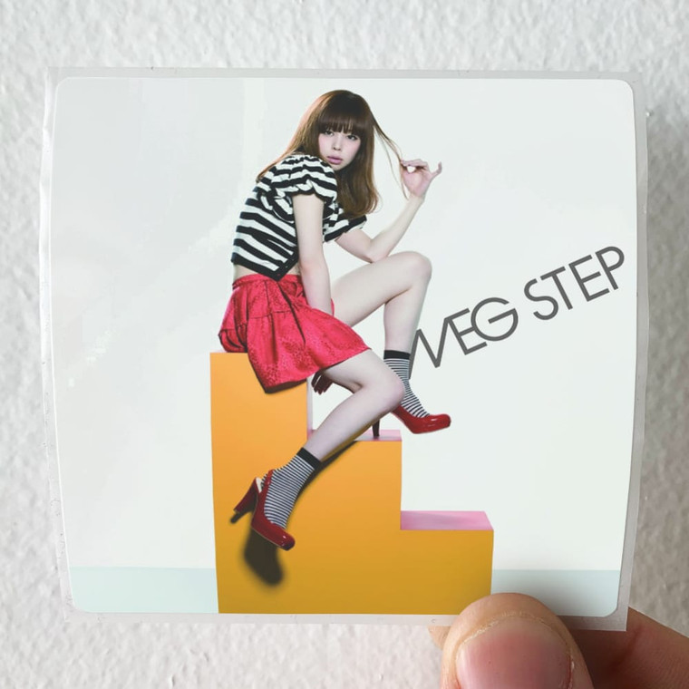MEG Step Album Cover Sticker