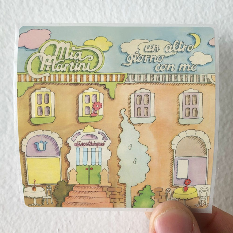 Mia Martini Un Altro Giorno Con Me Album Cover Sticker