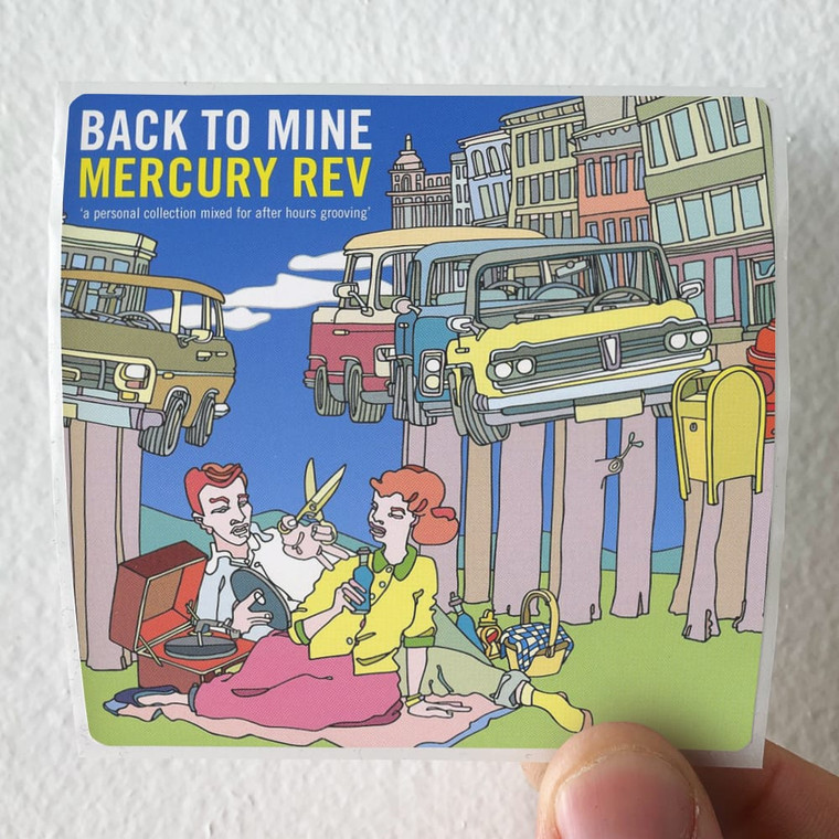 Mercury Rev Back To Mine Mercury Rev Album Cover Sticker