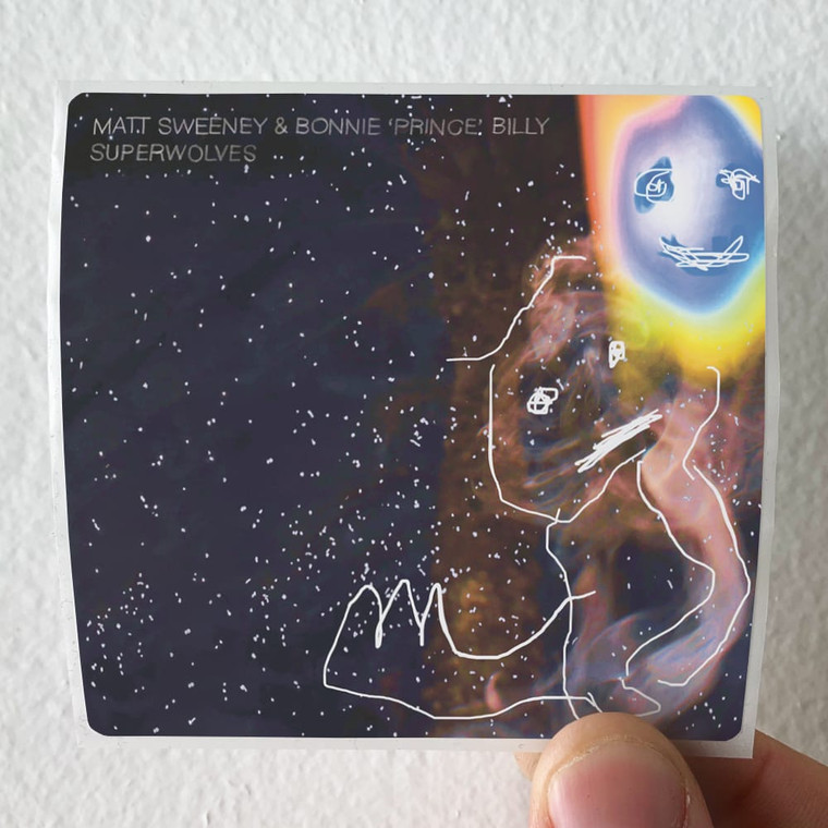 Matt Sweeney Superwolves Album Cover Sticker