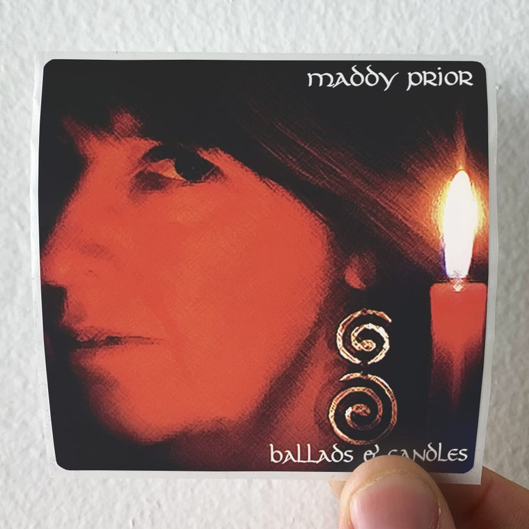 Maddy Prior Ballads And Candles Album Cover Sticker