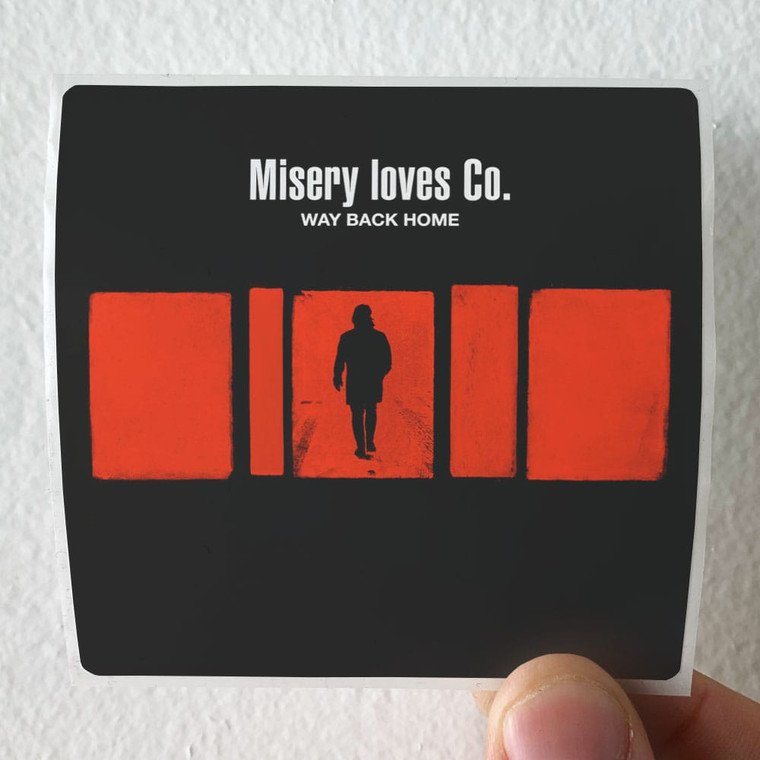 Misery Loves Co Way Back Home Single Edit Album Cover Sticker