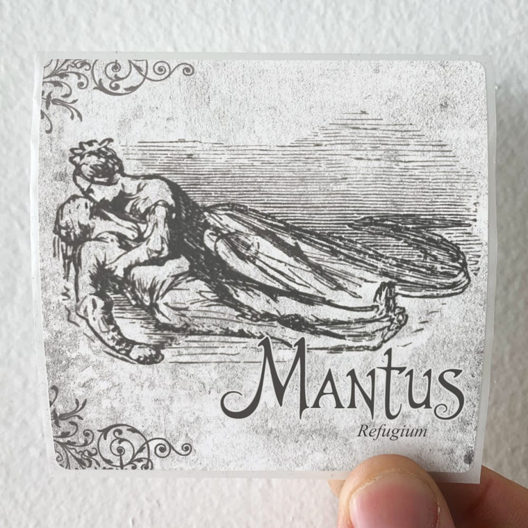 Mantus Refugium Album Cover Sticker Mantus Refugium Album Cover Sticker