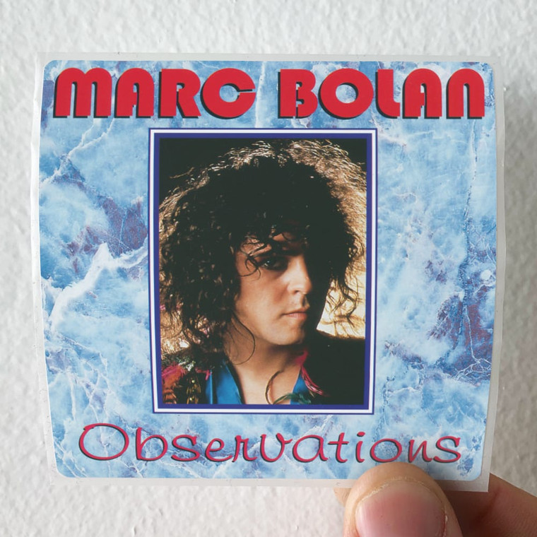 Marc Bolan Observations Album Cover Sticker