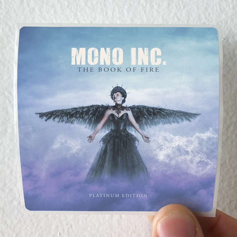 Mono Inc The Book Of Fire Album Cover Sticker