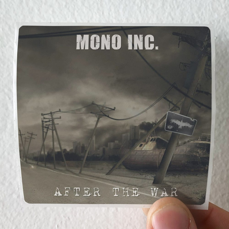 Mono Inc After The War 1 Album Cover Sticker