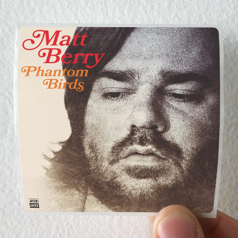 Matt Berry Phantom Birds Album Cover Sticker