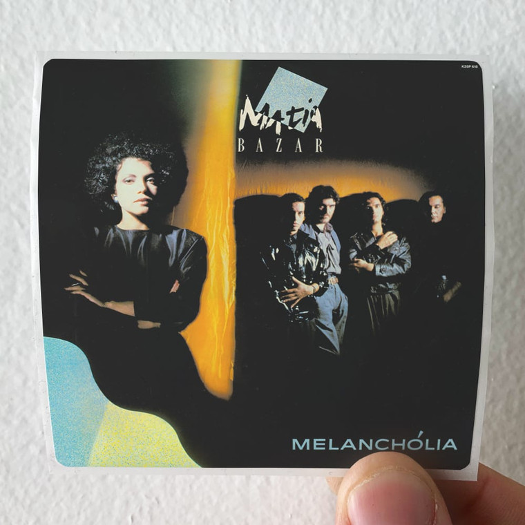 Matia Bazar Melancholia Album Cover Sticker