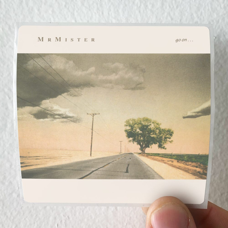 Mr Mister Go On Album Cover Sticker