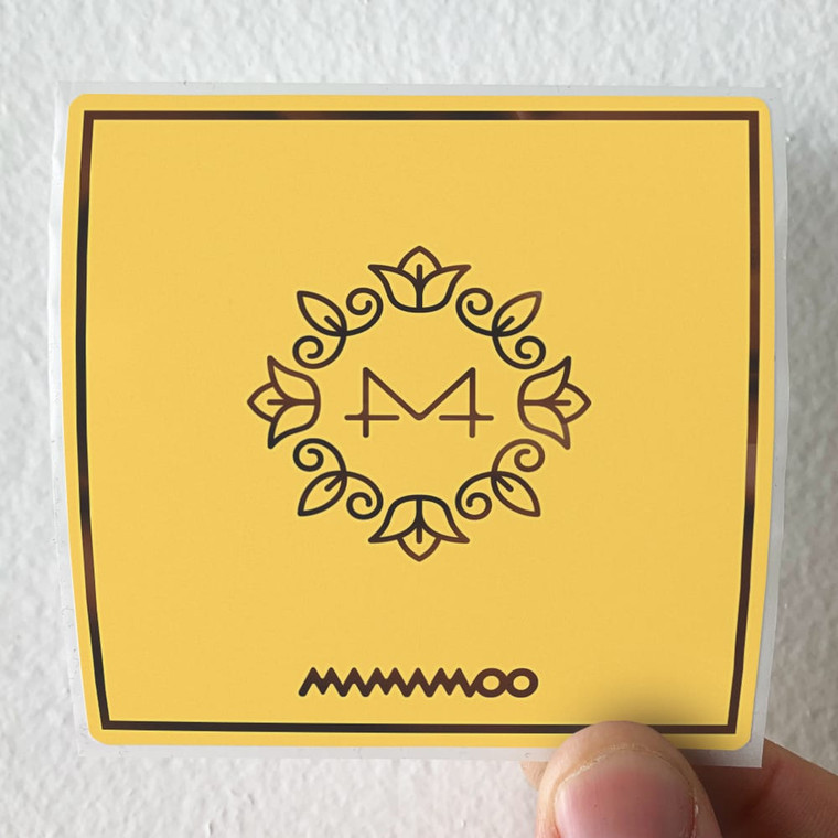 MAMAMOO Yellow Flower Album Cover Sticker