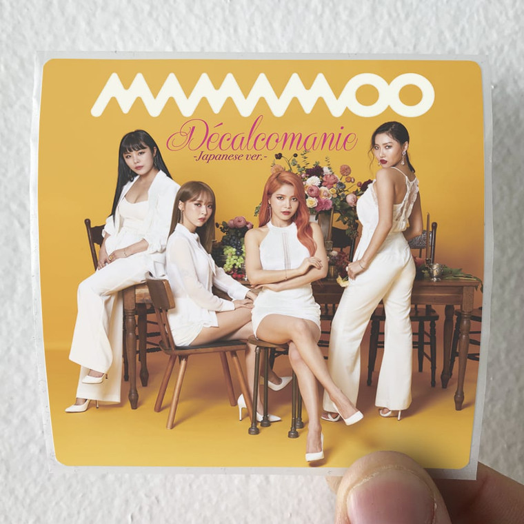 MAMAMOO Dcalcomanie Japanese Ver Album Cover Sticker