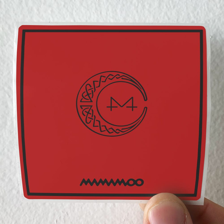 MAMAMOO Red Moon Album Cover Sticker