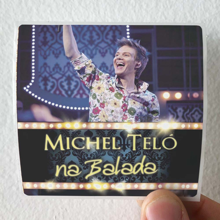 Michel Tela Na Balada Ao Vivo Album Cover Sticker