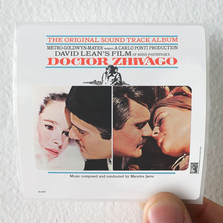 Maurice Jarre Doctor Zhivago 1 Album Cover Sticker
