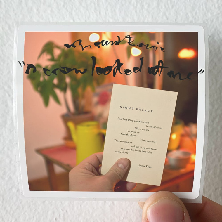 Mount Eerie A Crow Looked At Me Album Cover Sticker