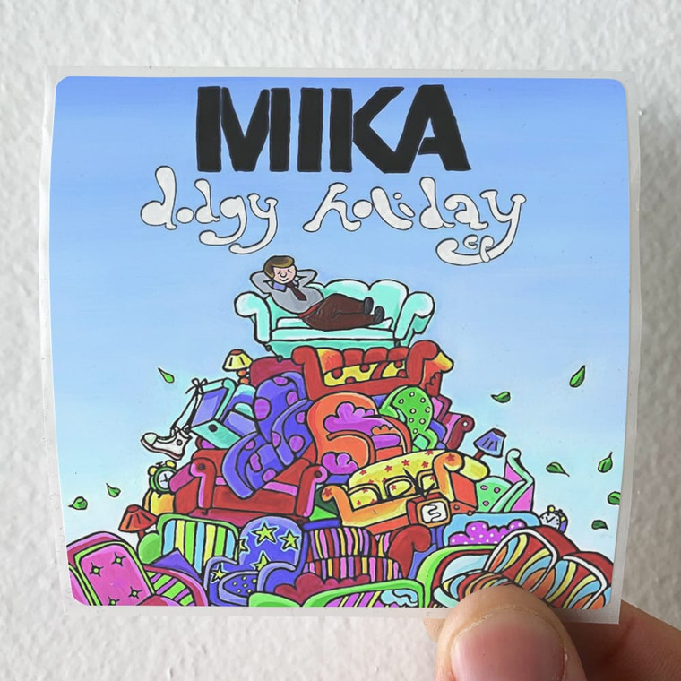 Mika Dodgy Holiday Album Cover Sticker