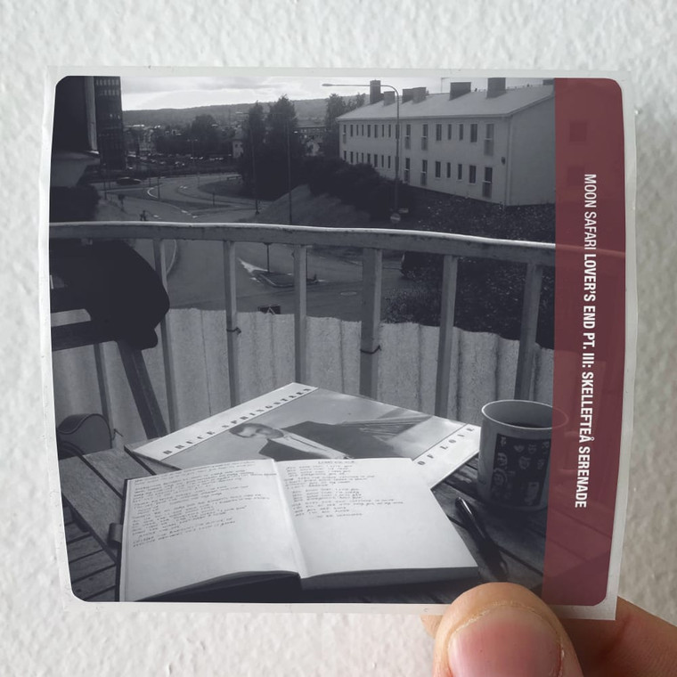 Moon Safari Lovers End Part Iii Skellefte Serenade Album Cover Sticker