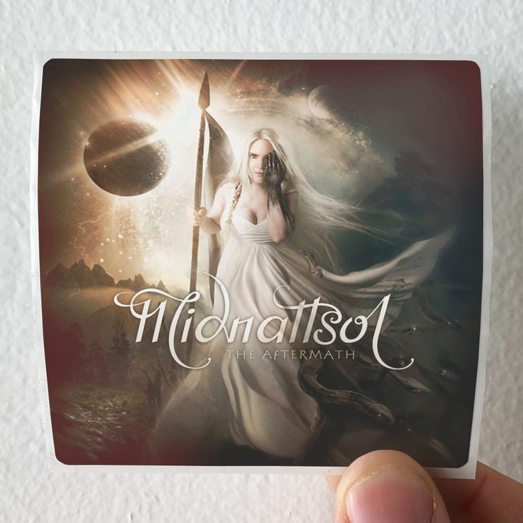 Midnattsol The Aftermath Album Cover Sticker