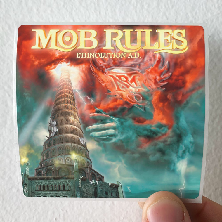 Mob Rules Ethnolution Ad Album Cover Sticker