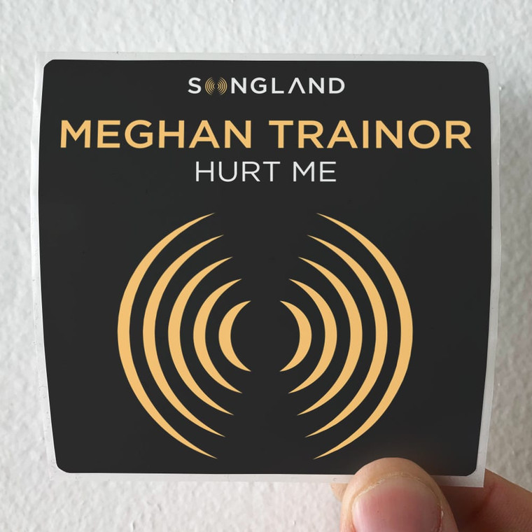 Meghan Trainor Hurt Me From Songland Album Cover Sticker