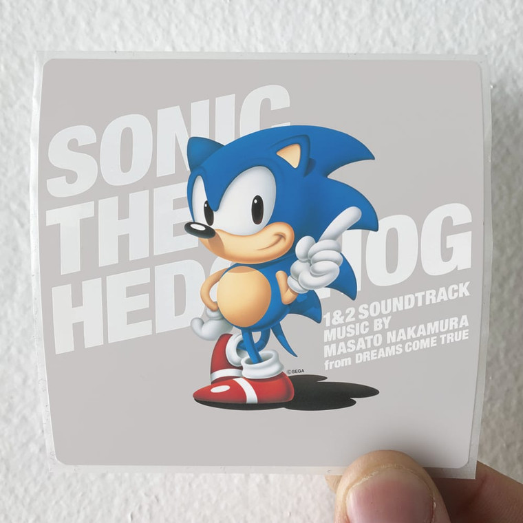 Masato Nakamura Sonic The Hedgehog 12 Soundtrack Album Cover Sticker
