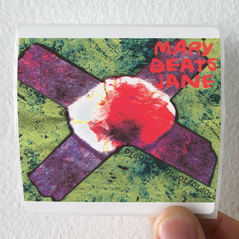 Mary Beats Jane Old Album Cover Sticker