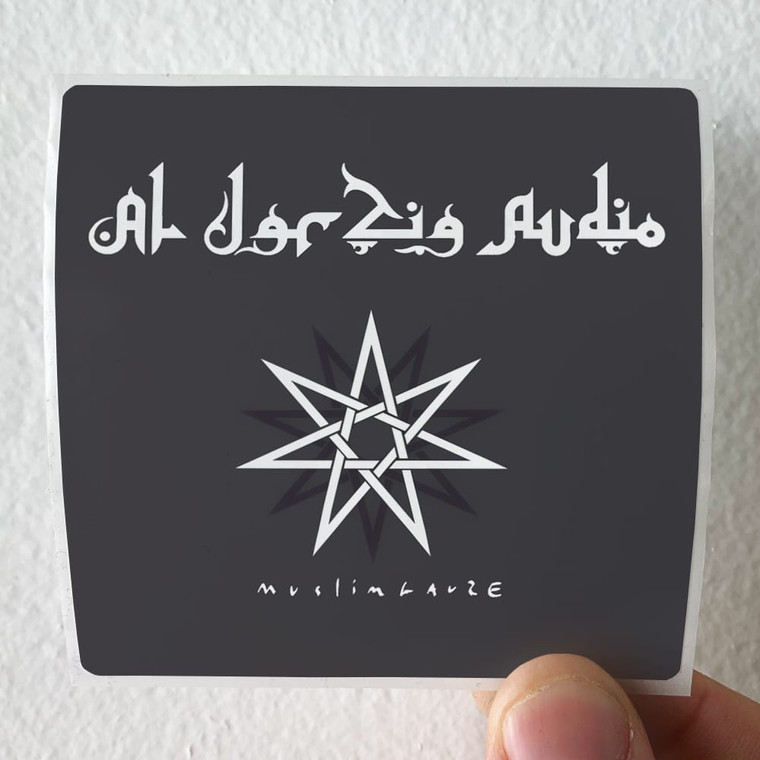 Muslimgauze Al Jar Zia Audio Album Cover Sticker