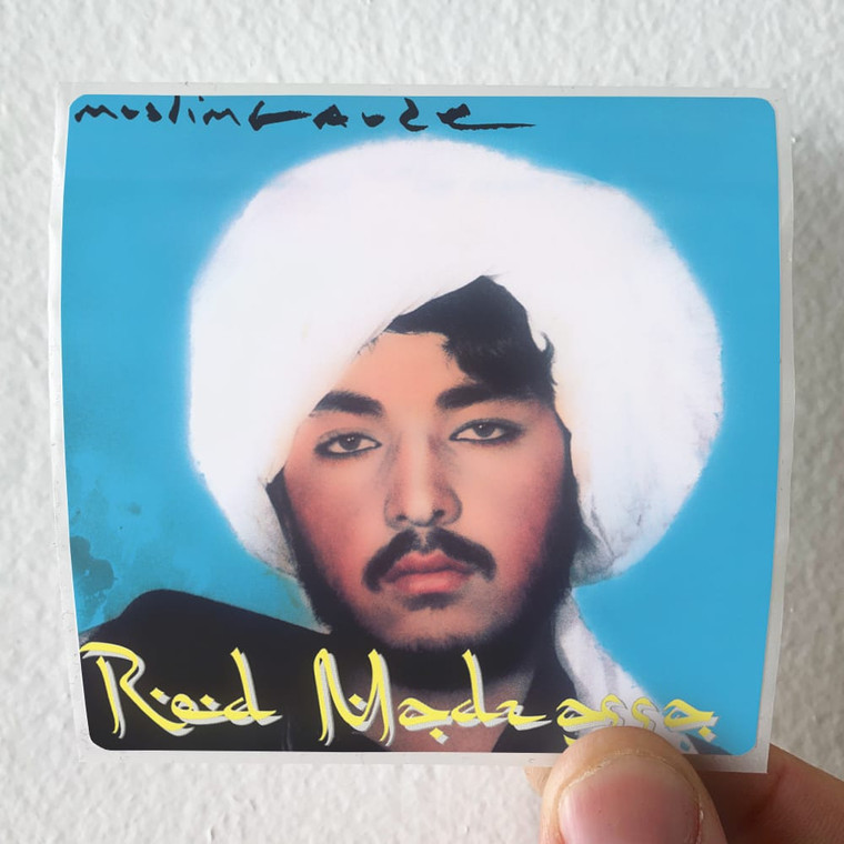 Muslimgauze Red Madrassa Album Cover Sticker