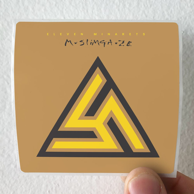 Muslimgauze Eleven Minarets Album Cover Sticker