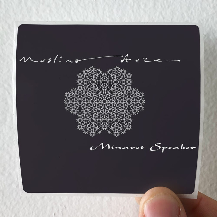 Muslimgauze Minaret Speaker Album Cover Sticker