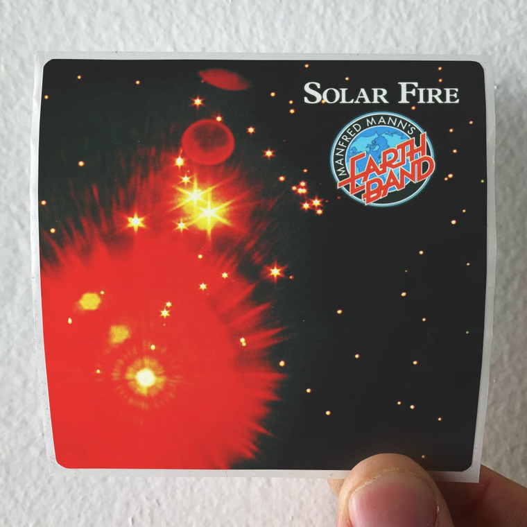 Manfred Mann Earth Band Solar Fire Album Cover Sticker
