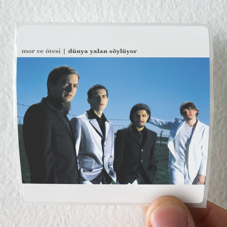 Mor ve Otesi Dnya Yalan Sylyor Album Cover Sticker