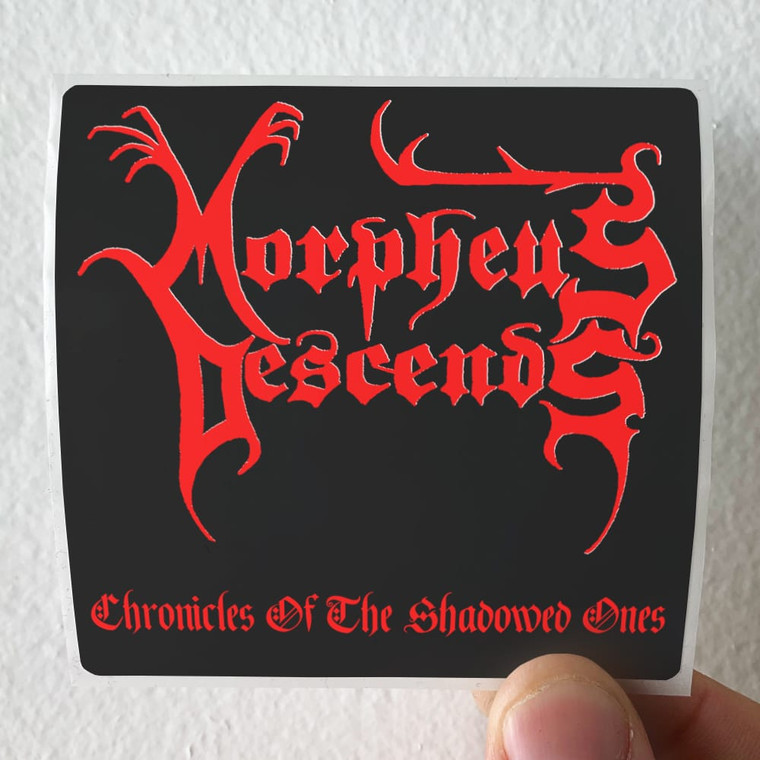 Morpheus Descends Chronicles Of The Shadowed Ones Album Cover Sticker