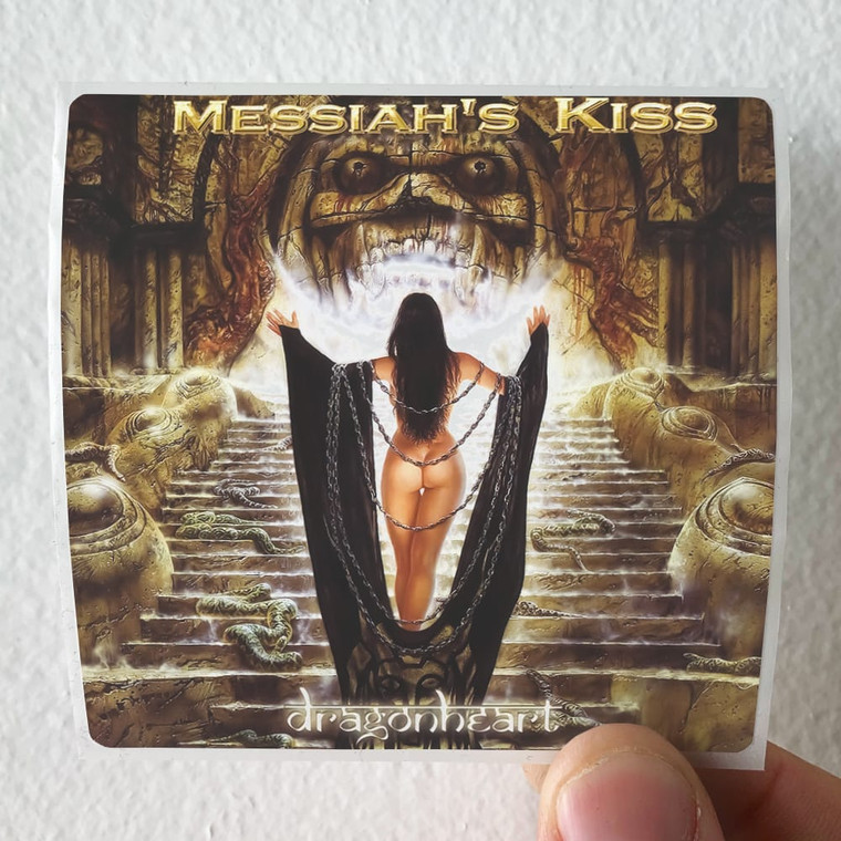 Messiahs Kiss Dragonheart Album Cover Sticker