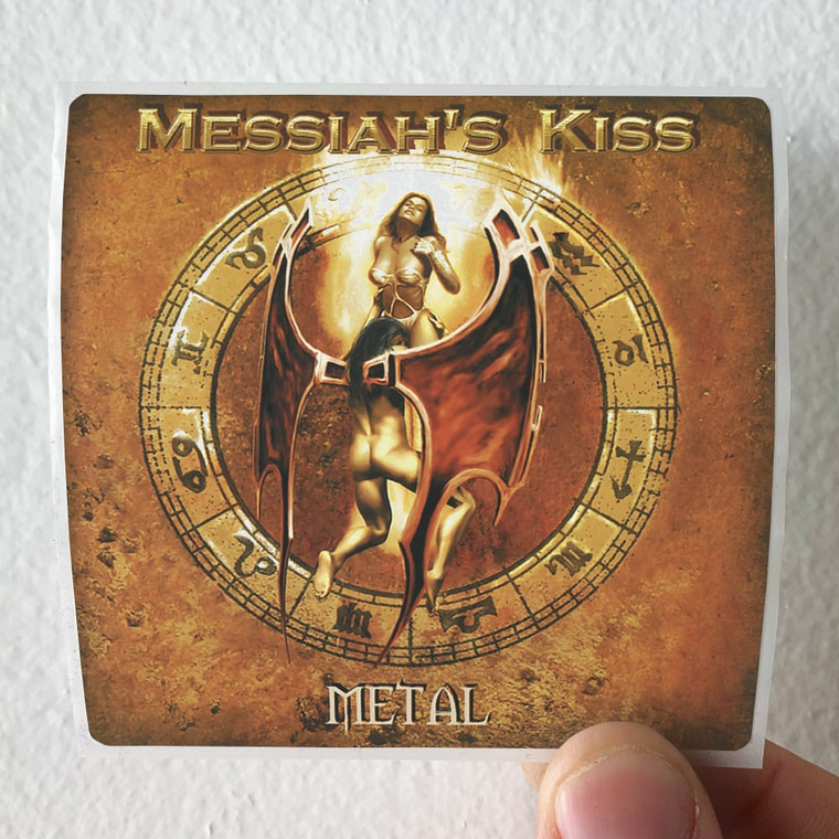 Messiahs Kiss Metal Album Cover Sticker