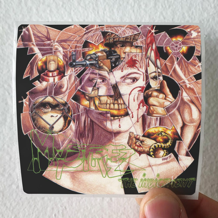 Mystrez The Indictment Album Cover Sticker