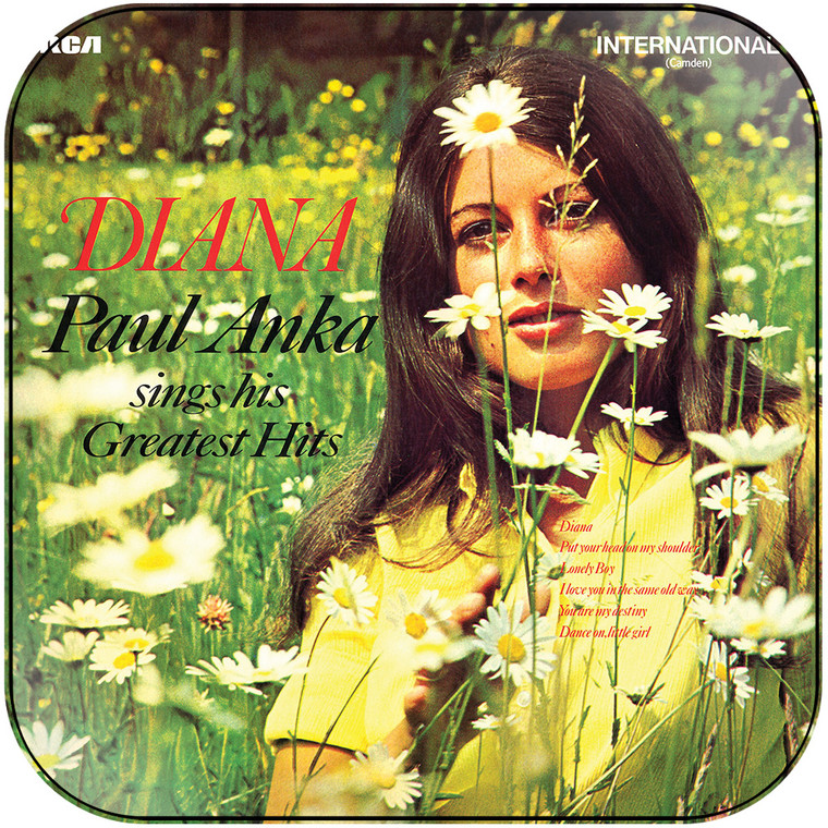 Paul Anka Diana Paul Anka Sings His Greatest Hits Album Cover Sticker Album Cover Sticker
