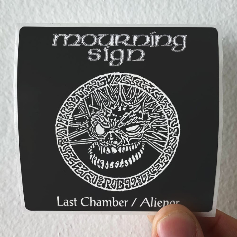 Mourning Sign Last Chamber Alienor Album Cover Sticker