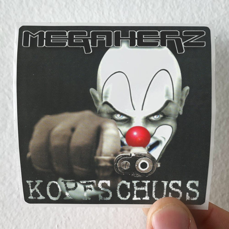 Megaherz Kopfschuss Album Cover Sticker