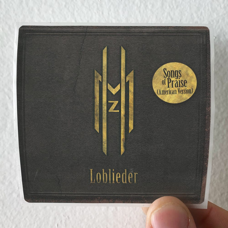 Megaherz Loblieder Album Cover Sticker