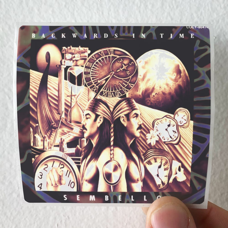 Michael Sembello Backwards In Time Album Cover Sticker