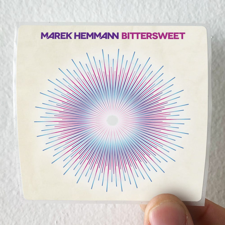 Marek Hemmann Bittersweet Album Cover Sticker