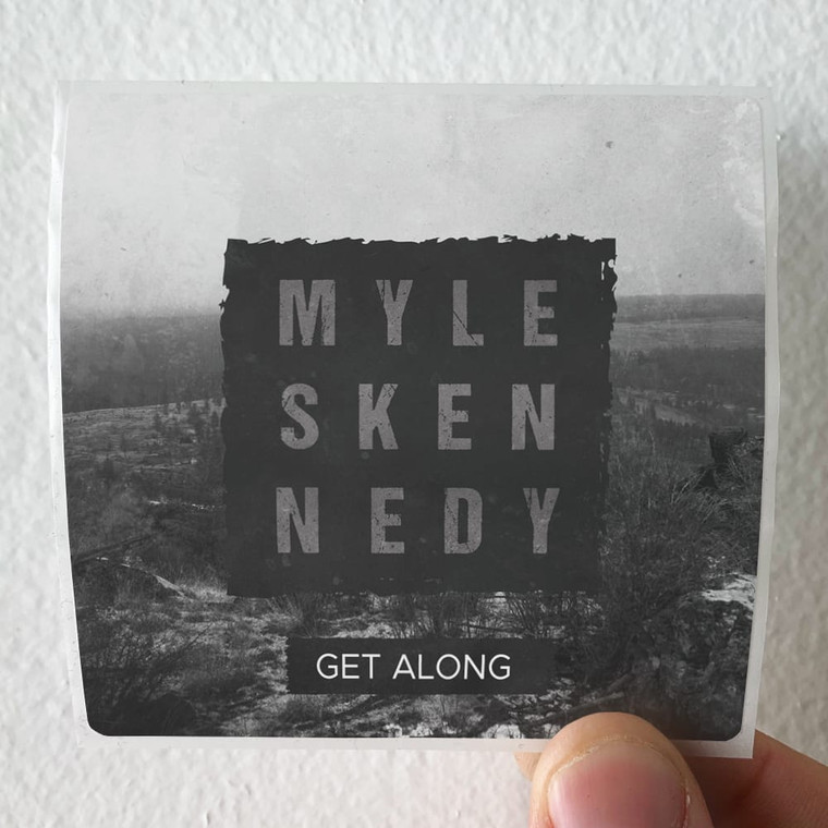 Myles Kennedy Get Along Album Cover Sticker Myles Kennedy Get Along Album Cover Sticker