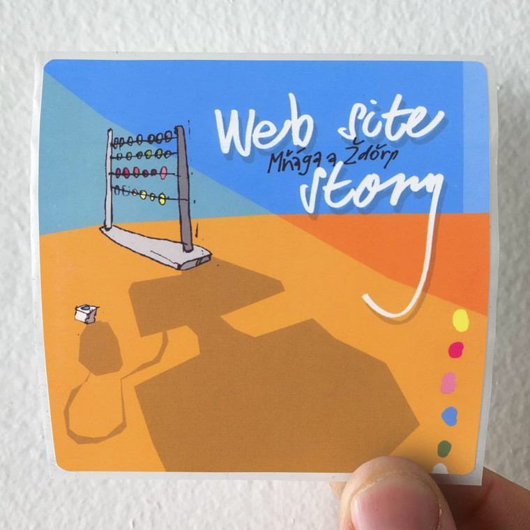 Mnaga a Zdorp Web Site Story Album Cover Sticker