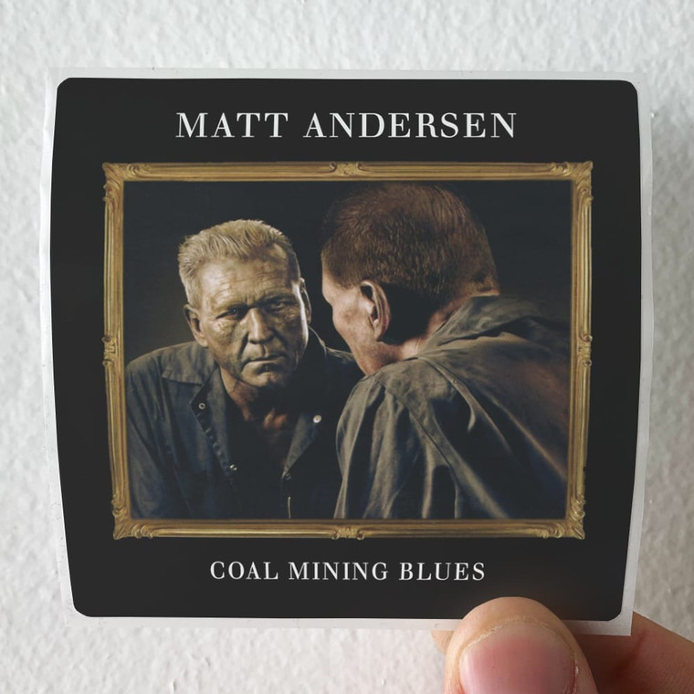 Matt Andersen Coal Mining Blues Album Cover Sticker