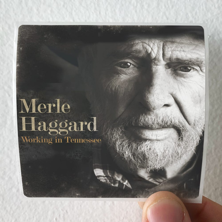 Merle Haggard Working In Tennessee Album Cover Sticker