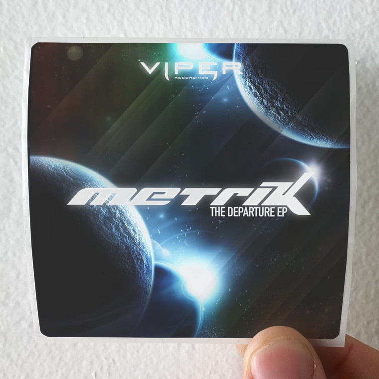 Metrik The Departure Ep Album Cover Sticker Metrik The Departure Ep Album Cover Sticker
